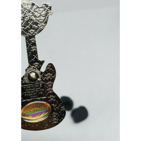 Authentic Hard Rock Café Cozumel Parrot Guitar Lapel Brooch Hat Pin - Picture 10 of 10